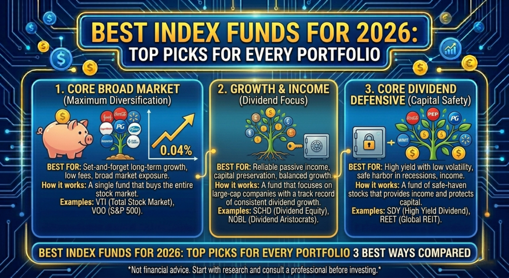 Best Index Funds for 2026 (Top Picks for Every Portfolio